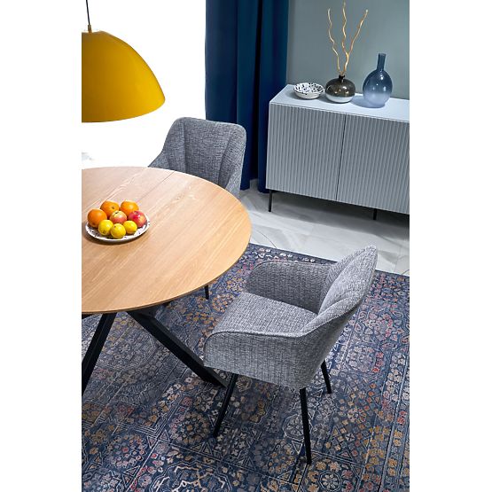 ACORD rozkladací stôl, prírodný / čierny (2p=1ks)