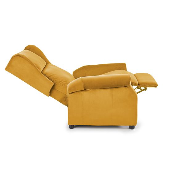 AGUSTIN 2 relaxačné kreslo horčicové