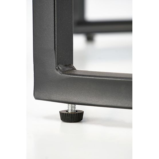 ALEXANDRA sada 2 stolíkov, čierny mramor / čierna