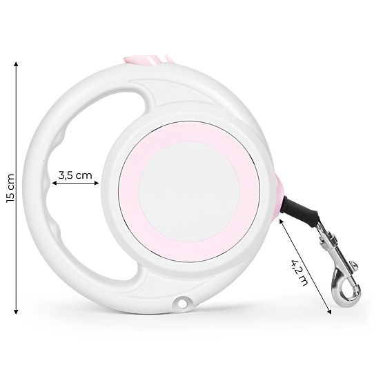 Automatické vodítko pre psa alebo mačku s blokáciou, dĺžka 4,2 m