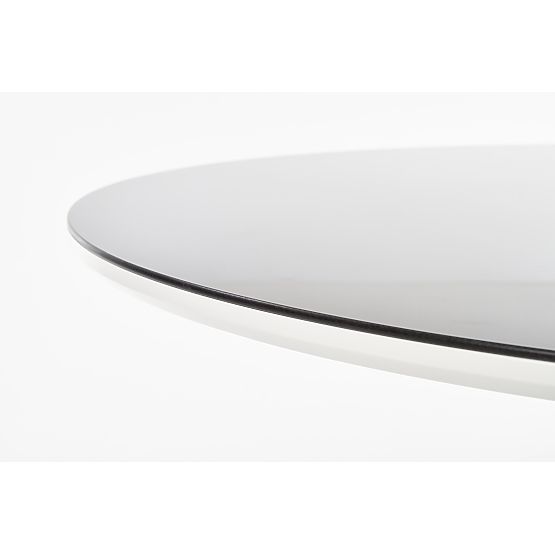 AVELAR doska - čierna / biela, rám - čierny