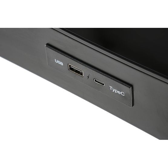 B52 stôl s funkciou nastavenia výšky, čierny (2p=1ks)