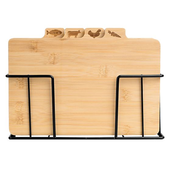 Bambusová krájacia doska Skara sada 4 kusy