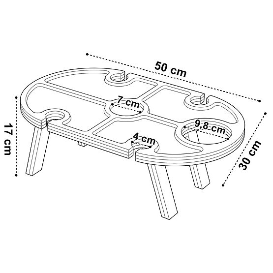 Bambusová servírovacia doska DELIA