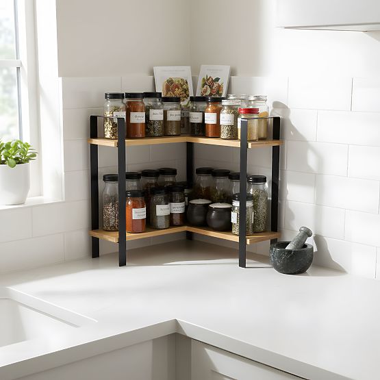 Bambusové police na korenie SARITA