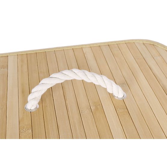 Bambusový kôš na prádlo 1-komorový prírodný