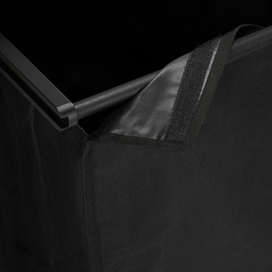 Bambusový kôš na prádlo HANOI BLACK ČIERNY