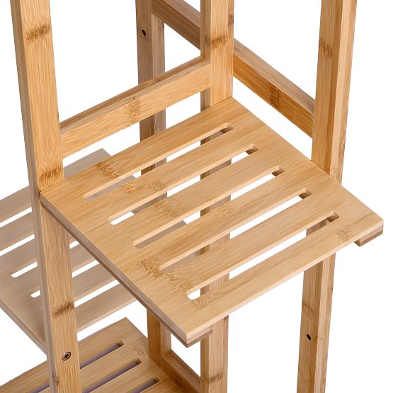 Bambusový kvetinový stojan Gutren 6 políc