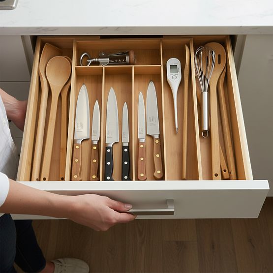 Bambusový organizér na príbor IKAR