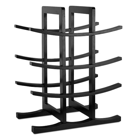 Bambusový stojan na víno Todgar čierny