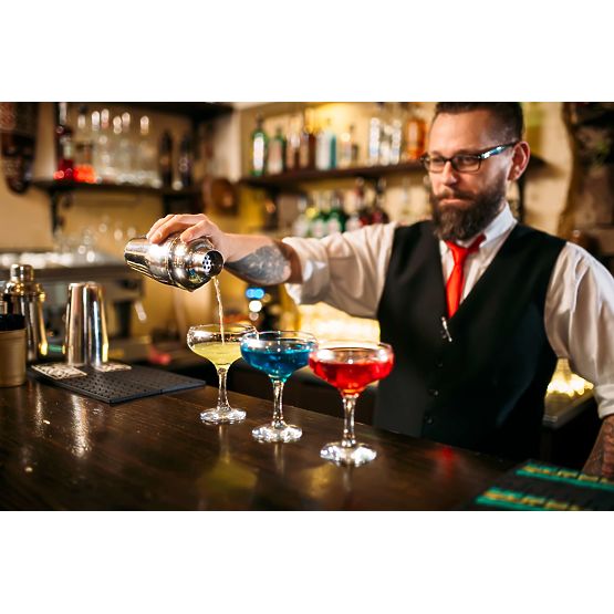 Barmanská sada CHESTER chrómovaná 12 dielov