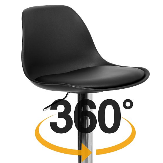 Barová stolička Ricardo čierna