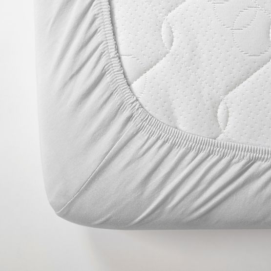 Bavlnená prestieradlo 200x90 cm - biele