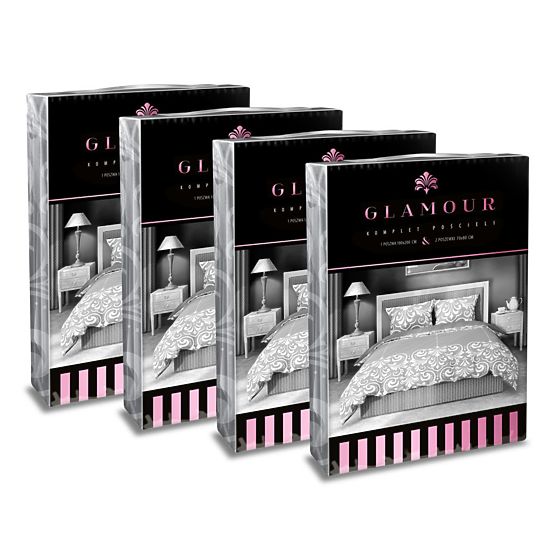 Bavlnené obliečky Glamour ornamenty 140x200cm + 70x90cm