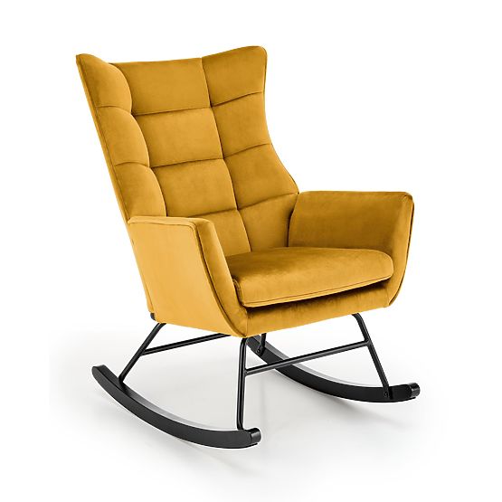 BAZALTO hojdacie kreslo horčicové (1p=1ks)