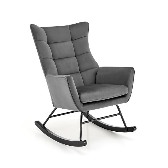 BAZALTO hojdacie kreslo sivé (1p=1ks)