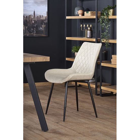 BERLIN rozkladací stôl 140-180 cm, doska - orechová, rám - čierny (2p=1ks)