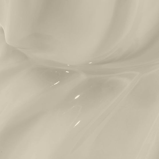 Bočný stolík Bloom 35 cm, béžový, lesklý