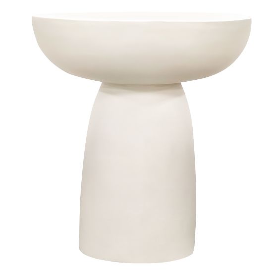 Bočný stolík Lagoon 45 cm, béžový, matný