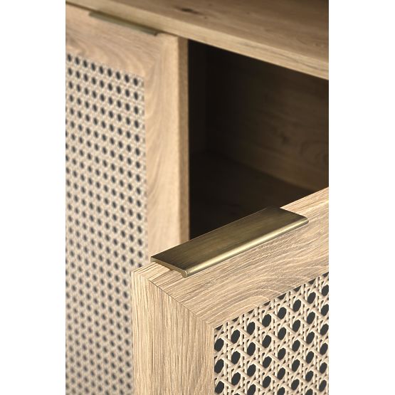 BORNEO REG-1 regál dub artisan/čierny (2p=1ks)