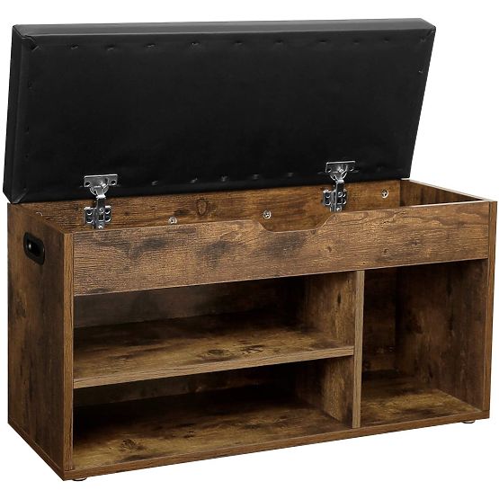 Botník s lavicou LOFT drevený