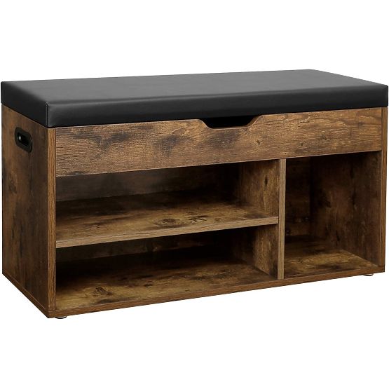 Botník s lavicou LOFT drevený