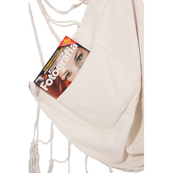 Brazílska hojdacia stolička BAHIO béžová