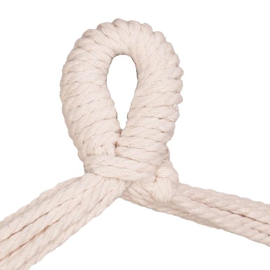 Brazílska hojdacia stolička BAHIO béžová