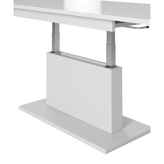 BUSETTI konferenčný stolík doska: biely mat, nohy: biely mat (2p=1ks)