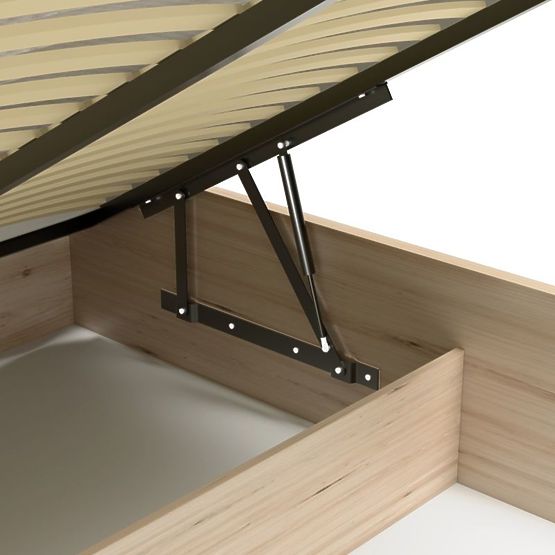 CALI posteľ 180/200 s lamelami C16 artisan