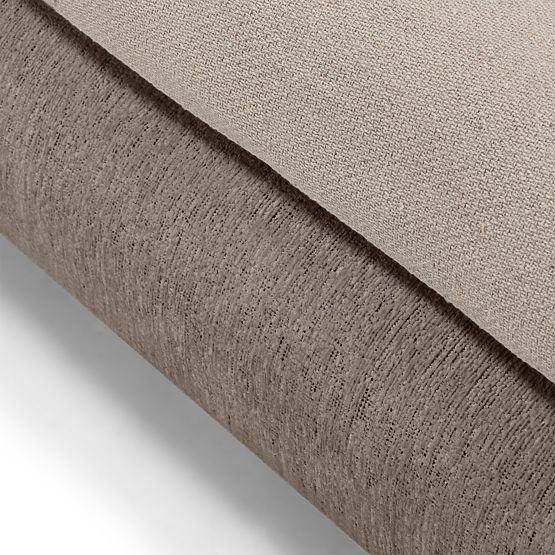 Čalúnená posteľ Bowee 160x200 cm, s roštom, sivá, nožičky guľôčky