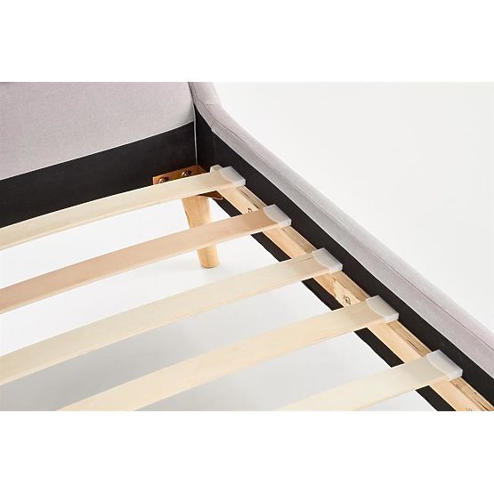 Čalúnená posteľ ELANDA 160X200 cm - svetlo šedá