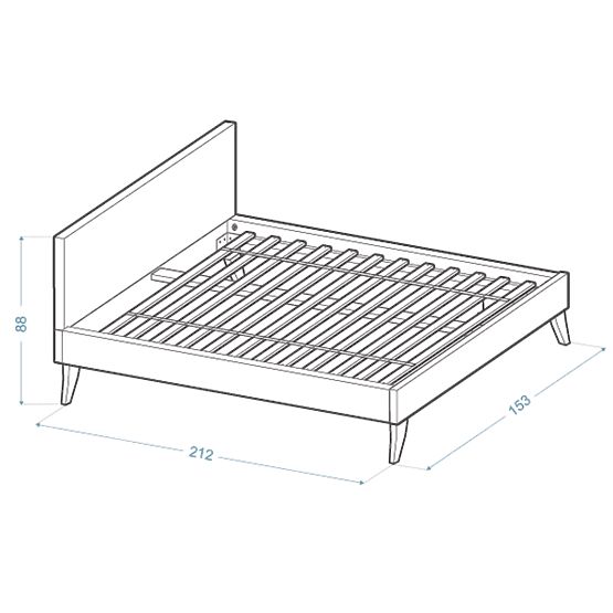Čalúnená posteľ HEAVEN 140 x 200 cm - Zelená