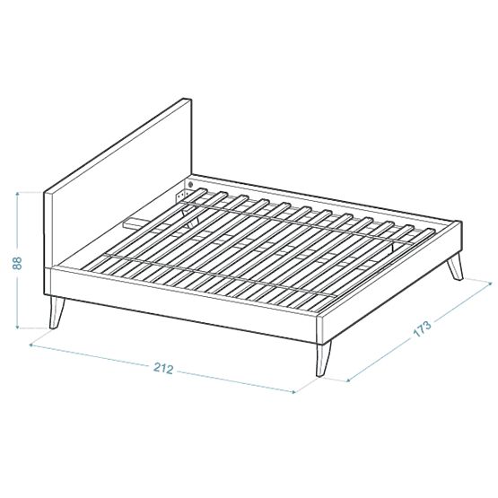 Čalúnená posteľ HEAVEN 160 x 200 cm - Krémová
