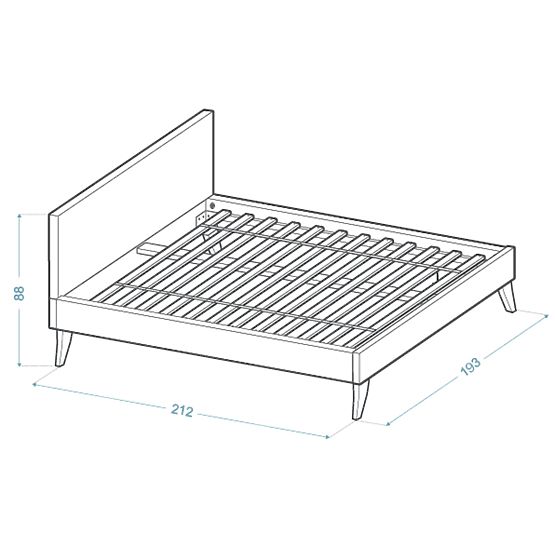 Čalúnená posteľ HEAVEN 180 x 200 cm - Krémová