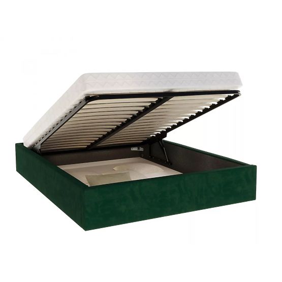 Čalúnená posteľ ORLANDO 180 x 200 cm - Zelená