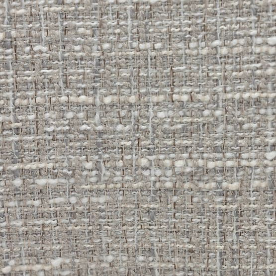 Čalúnená stolička Elaine béžovošedá, oblé tvary