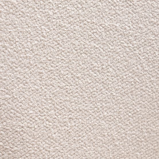 Čalúnená stolička Elaine krémová, boucle, oblé tvary