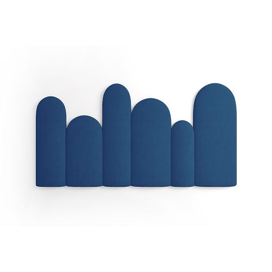 Čalúnené panely Trinity Plotek – tmavomodré