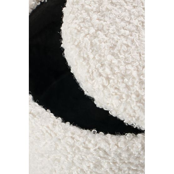 CANCUN sada 2 pufov, krémová / prírodná (1p=1sada)