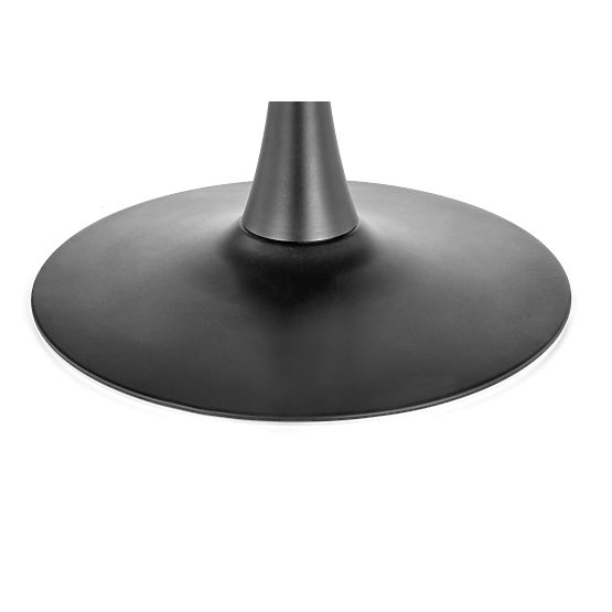 CARMELO okrúhly stôl, doska - orech, noha - čierna (3p=1ks)