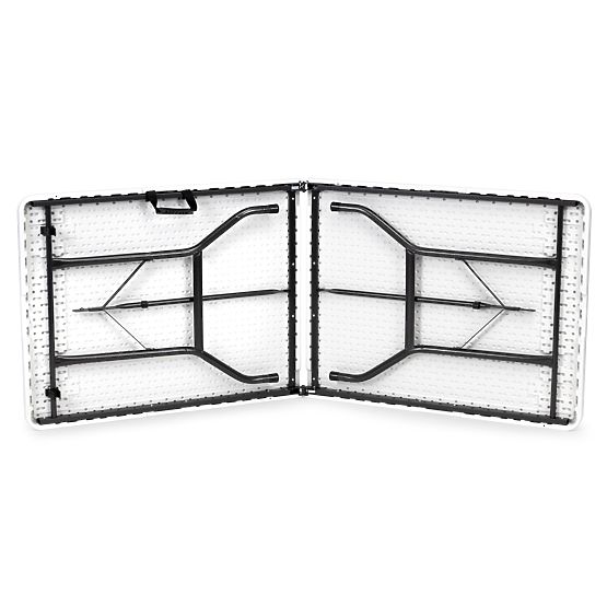 Cateringová sada banketný stôl 180 cm 2 lavice biela ModernHome