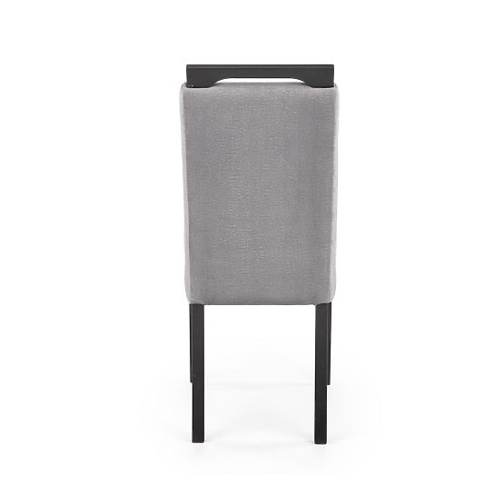 CLARION 2 stoličky čierne / poťah: MONOLITH 85 (popol) (1p=2ks)