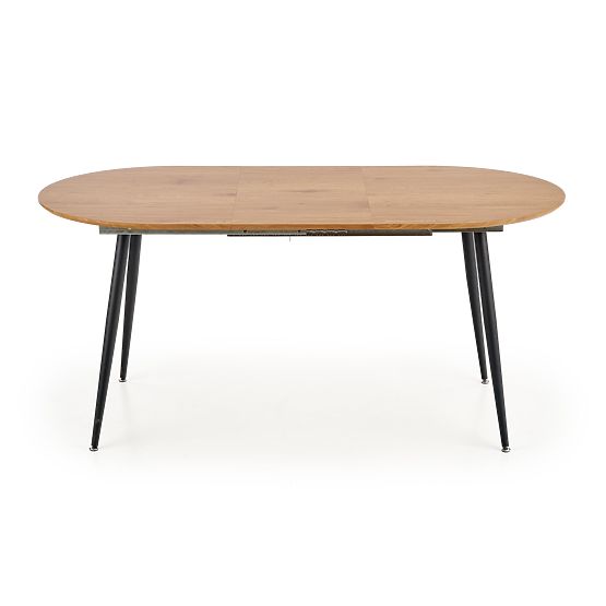 COLORADO rozkladací stôl, doska - zlatý dub, rám - čierny (2p=1ks)