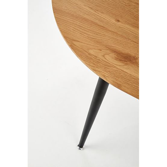 COLORADO rozkladací stôl, doska - zlatý dub, rám - čierny (2p=1ks)