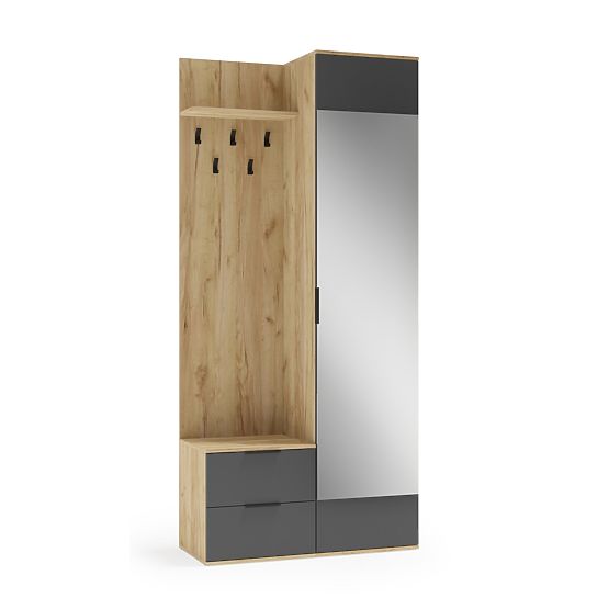 CORAL predsieň dub zlatý / antracit (3p=1ks)