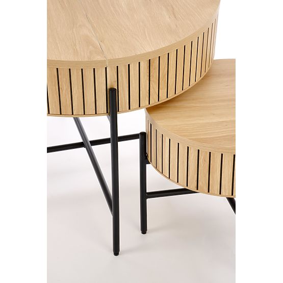 DANTE sada 2 lavíc, prírodná / čierna (1p=1sada)