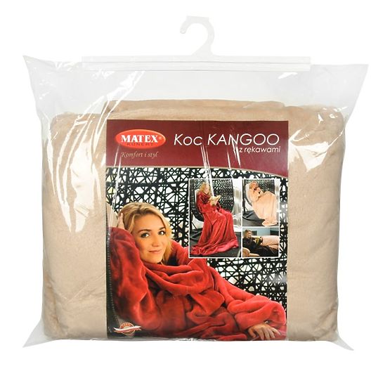 Deka CASHMERE TOUCH s rukávmi - 150 x 210 cm (béžová)