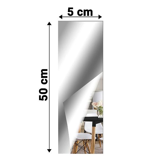 Dekoratívne akrylové zrkadlo Oblong 50 cm