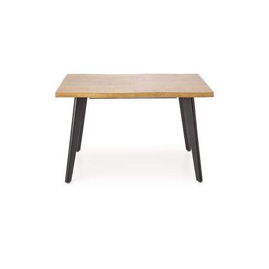 DICKSON 2 rozkladací stôl 150-210/90 cm, doska - prírodná, nohy - čierne (2p=1ks)